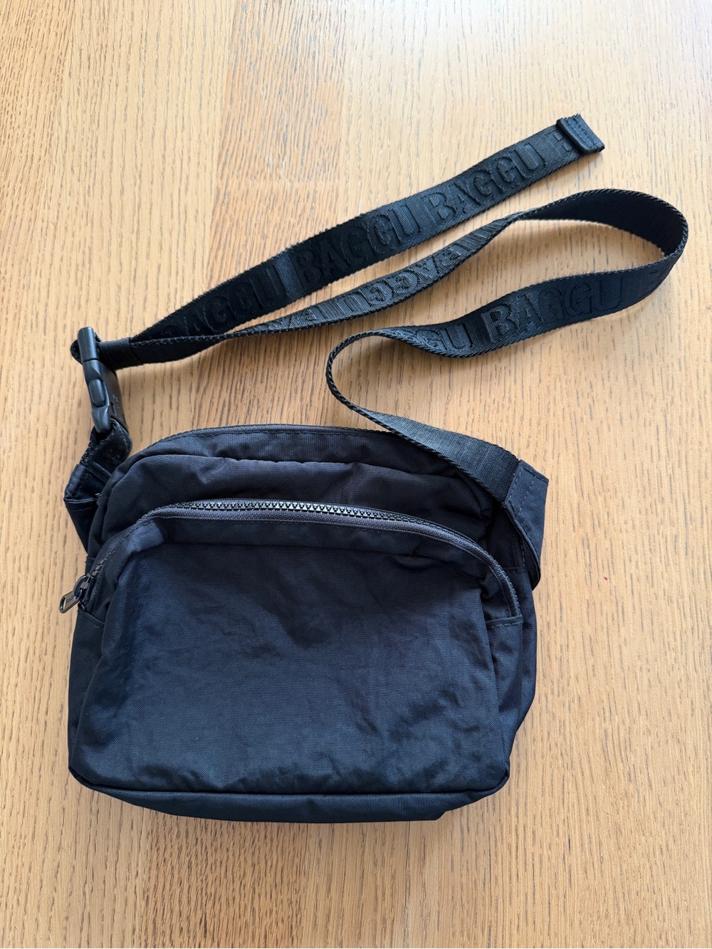 Black BAGGU Fanny Pack
